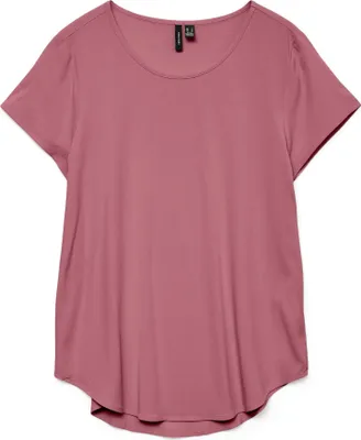 Produktbild von VERO MODA Bluse Kurzarm Rundhals Basic Regular Fit Größe: XS