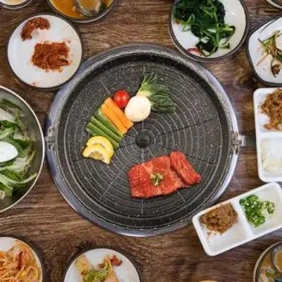 Produktbild von Hanaro | Grillpfanne - Durchmesser 32 Cm - Rund - Koreanisches Bbq - Für Gas- Und Elektroherd