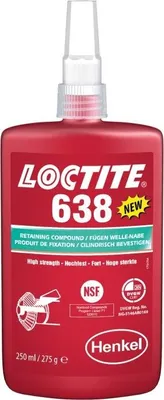 Produktbild von Loctite 638 Hochfester Schraubensicherungsmittel 250 ml