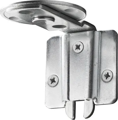 Produktbild von Blendenverbinder CLICK CATCH 90° Stahl verzinkt Tischblendenverbinder Holzplatten-Verbinder zum Schrauben von SOTECH