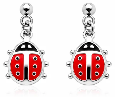 Produktbild von LUISIA Ohrhänger Marienkäfer - 925 Sterling Silber