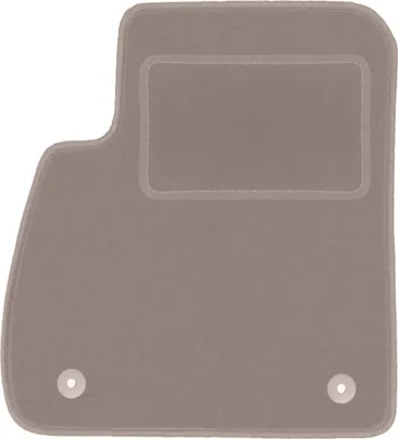 Produktbild von Fahrerfußmatte Velours beige passend für Opel Zafira C (2012-2019, 7 Personen) – mit Befestigungen – passgenau