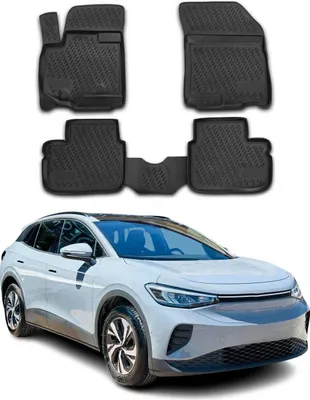 Zdjęcie produktu dla 2020-2025 VW ID.4 dywaniki podłogowe TPE czarne 3 szt