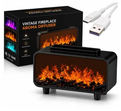 Produktbild von LED Luftbefeuchter Kamin Aroma Diffusor RGB