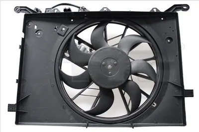 Produktbild von TYC 838-0008 Lüfter Motorkühlung Kühlerlüfter für VOLVO V70 II (285) Wasserkühler Ø420mm