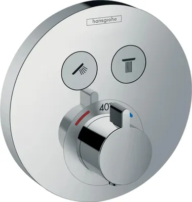 Produktbild von Hansgrohe Thermostat Unterputz ShowerSelect S Fertigset 2 Verbraucher Chrom