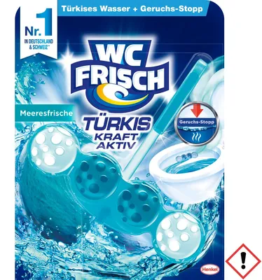 Produktbild von Henkel TÜRKIS KRAFT AKTIV WC-Duftspüler Meeresfrische 50 g