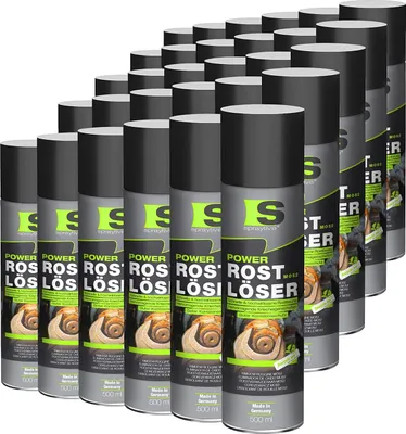 Produktbild von Spraytive 30x 500ml Power Rostlöser MoS₂ – Kriechöl mit Festschmierstoff – Rostentferner, hochkriechend & korrosionsschützend