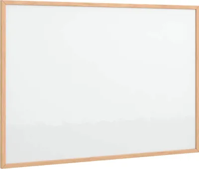 Obrázok produktu pre Magnetická biela tabuľa s rámom z masívneho borovicového dreva 80x55 cm