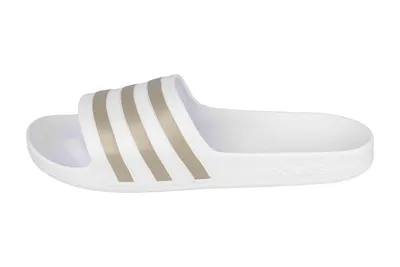 Obrázek produktu pro adidas Adilette Aqua Core FTW Slides Koupací sandály v plus size bílé EF1730 velké uni boty