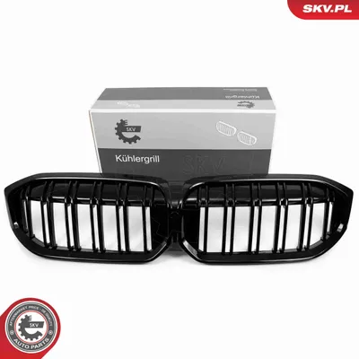 Produktbild von ESEN SKV 66SKV145 Kühlergrill Frontgrill für BMW 3 Touring (G21) Schwarz Glänzend