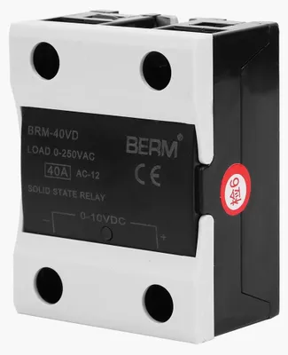 Halbleiterrelais 40A DC 0-10V / AC 0-250V, Einphasig