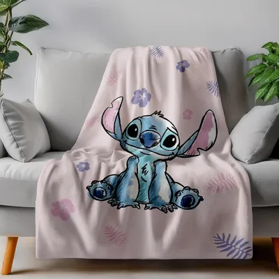 Produktbild von Jerry Fabrics Mikroflanell-Decke Lilo a Stitch Pink 100x150 cm