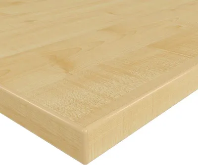 Produktbild von Holzdekor - Tischplatte Holz Zuschnitt nach Maß Beschichtete Holzdekorplatte in 19mm Stärke - Ahorn Natur 60 x 60 cm