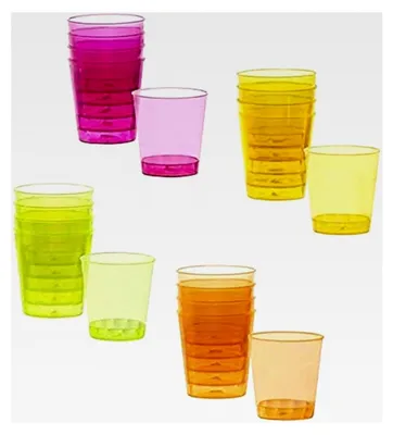 Produktbild von Schnapsbecher, 20 Stück, Plastik, Trinkbecher, Trinkspiel, Partygeschirr