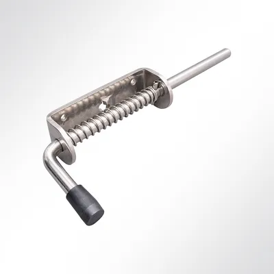 Produktbild von LYSEL® Torriegel Türriegel Federriegel Bolzen Bolzenriegel Feststeller Edelstahl Ø12mm, Länge 250mm