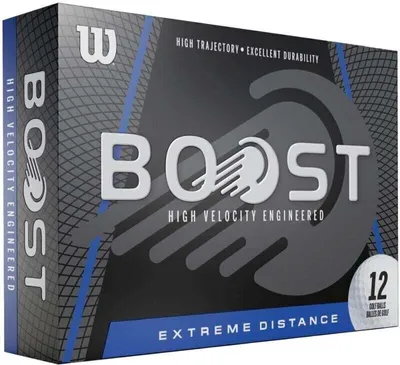Produktbild von Wilson Boost Golfbälle, 12er-Packung – Weiß