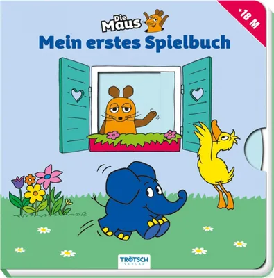 Obrázok produktu pre Trötsch Unser Sandmännchen Malbuch Stickermalbuch Pittiplatsch