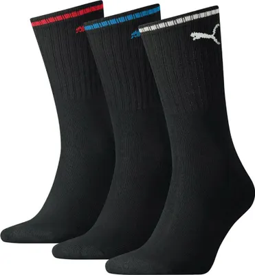 Produktbild von Puma Sport Crew Stripe Socken 3 Paare Schwarz EU 35-38 Herren Schwarz EU 35-38