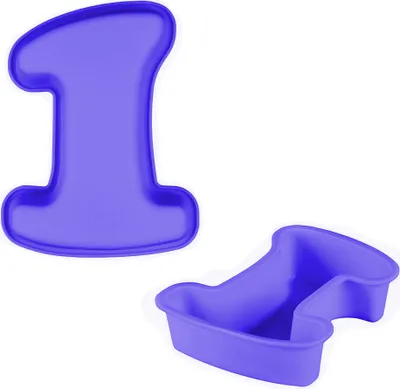 Produktbild von Backform aus Silikon im Zahlen-Design, Nr. 1