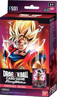 Produktbild von Dragon Ball Card Game Fusion World Son Goku Starter Deck FS01 - Englisch