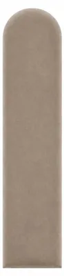Produktbild von LIKMA Samt  Ovales Polsterpaneel Beige 40x20 cm Wandkissen Kinderzimmer Schlafzimmer Wandpolster Gepolstert Panel Stoff: Riviera 24
