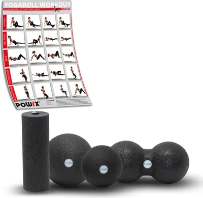 Produktbild von Faszienrolle 4er Set Professional Foam Roller Massagerolle Gymnastikrolle