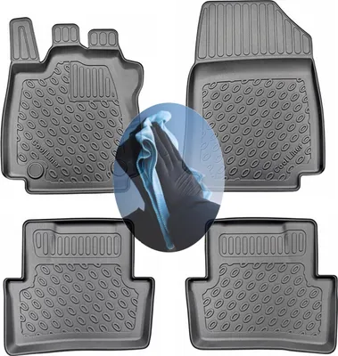 Produktbild von Z511195 TPE-Gummifußmatten kompatibel mit  Renault Clio Expression IV 4 Grandtour Kombi 5-türer 2013-2020
