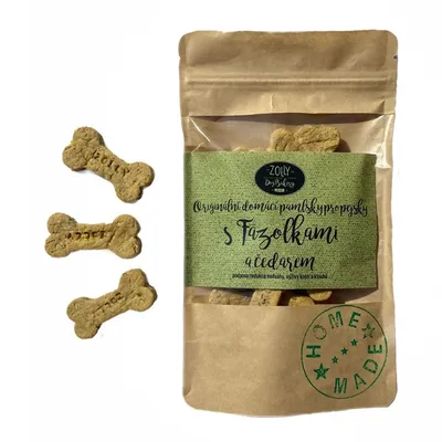 Obrázek produktu pro Fazolky s čedarem - pečené sušenky pro psy