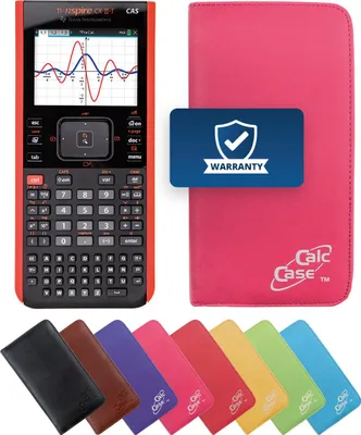 Produktbild von TI-Nspire CX II-T CAS Grafikrechner mit Schutztasche pink