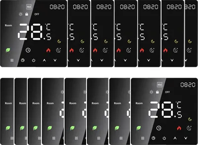 Produktbild von 15X Smart Thermostat 3A Digital Raumthermostat Wasserheizungsgeräte Fußbodenheizung, Touchscreen, programmierbare Temperaturregelung, 2 Modus