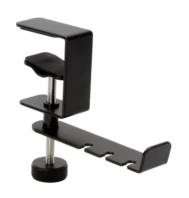 Immagine prodotto di Supporto universale per cuffie Dynavox TM1, supporto universale per cuffie da gioco in metallo, montaggio a vite su tavolo o scaffale, nero