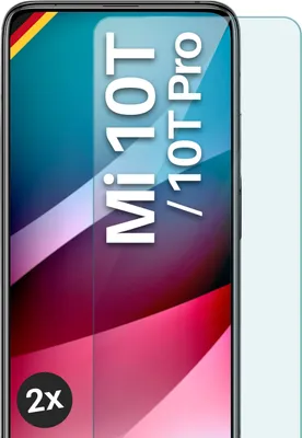 Produktbild von Glas Schutzfolie für Xiaomi Mi 10T / Mi 10T Pro, Stückzahl:2er Set