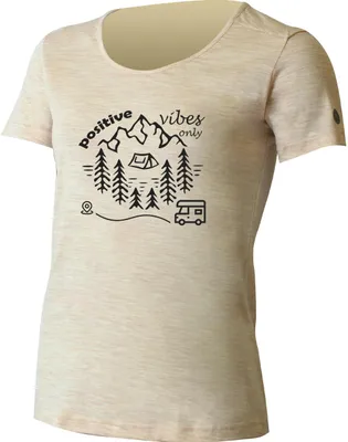 Produktbild von Damen Merinowoll-Bambus-Kurzarm-T-Shirt