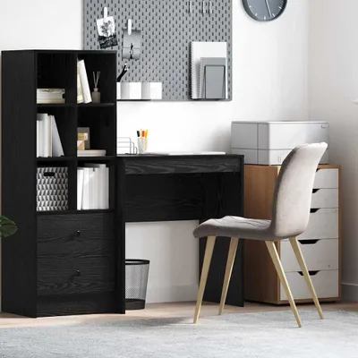 Obrázek produktu pro Maison Exclusive - Psací stůl v černém dubovém provedení 70 x 40 x 76 cm