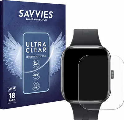 Produktbild von 18x Für Xiaomi Redmi Watch 5 Schutzfolie Savvies Displayschutz Display Schutz Folie Klar Transparent