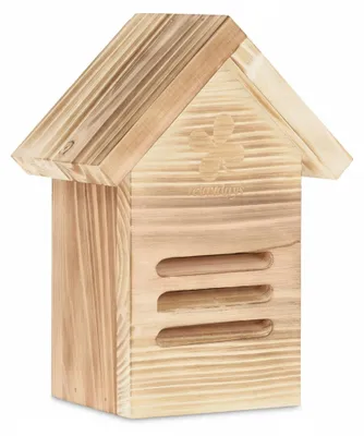 Image de Hôtel à coccinelles pour le jardin - A suspendre - Bois - Naturel brun