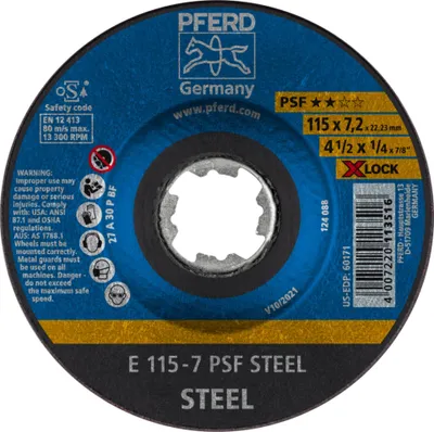 Produktbild von PFERD 62011115, 11,5 cm, 7,2 mm, 13300 RPM, 10 Stück(e)