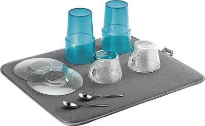 Obrázok produktu pre Metaltex Softex, Odkvapkávač, podložka, Stolný, Riad, Šedá, Mikrovlákno