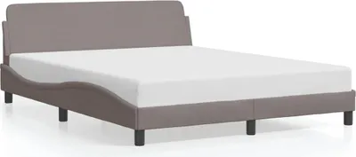 Obrázok produktu pre vidaXL Rám postele "Dover" Taupe 160x200 cm látka