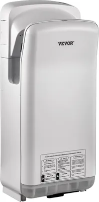 Obrázek produktu pro Osoušeč rukou, příkon 2000 W, HEPA filtrace, bezdotykové ovládání, stříbrný