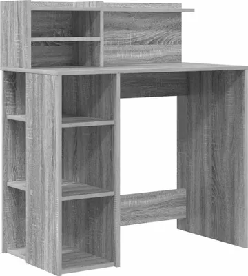 Obrázek produktu pro vidaXL Psací stůl šedý Sonoma 90 x 48 x 101,5 cm materiál na bázi dřeva