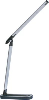 Zdjęcie produktu dla Lampa biurkowa LED czarno-srebrna 4000K MADERA 324962 Polux