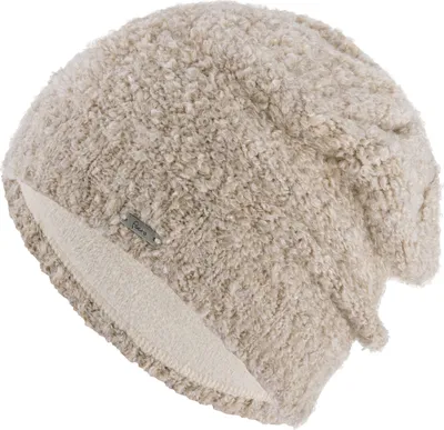 Produktbild von Faera weiche Wintermütze Grobstrick mit Fleece Futter Beanie Mütze Damen Herren, Farbe:Beige