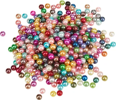 Produktbild von VBS XXL Wachsperlen "Bunter Mix", Ø 10 mm, 250 g
