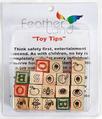 Image de Blocs ABC S - pièces détachées pour fabriquer des jouets pour perroquets ou des jouets pour les pattes