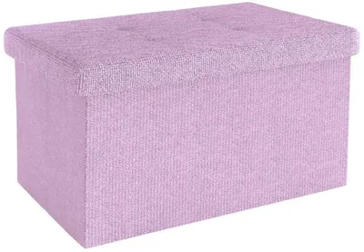 Produktbild von Azomor®️ Geräumige faltbare Sitzbank mit Stauraum in Lotusrosa
