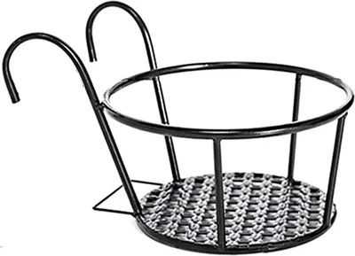Obrázek produktu pro Železný závěsný květináč Přenosné květináče Kovové zahradní květiny Kbelík