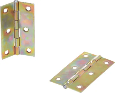 Immagine prodotto di Aqbau® Cerniere arrotolate Mezza larghezza 70 mm x 42 mm Cerniere per mobili zincate 50 pezzi