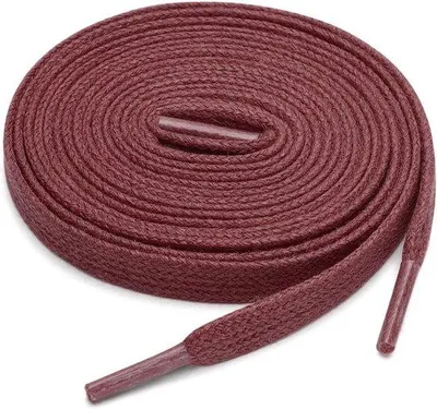 Obrázek produktu pro Voskované bavlněné tkaničky do kožených bot – bordó – sada 2 ks – 150 cm